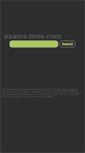 Mobile Screenshot of exams-time.com